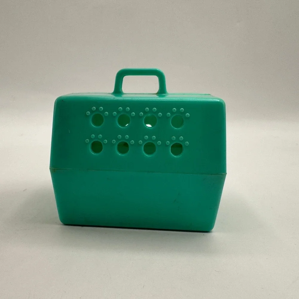 Kenner Littlest Pet Shop Kids‎ Teal Good 1992 Vintage Pet Carrier Accessory